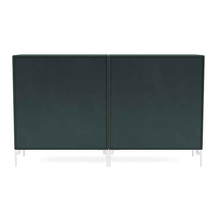 [product_category]-Montana Pair Classic Sideboard With Legs, Black Jade/Snow White-Montana Furniture-5714322267243-0000PAIR-163-02-MON-4