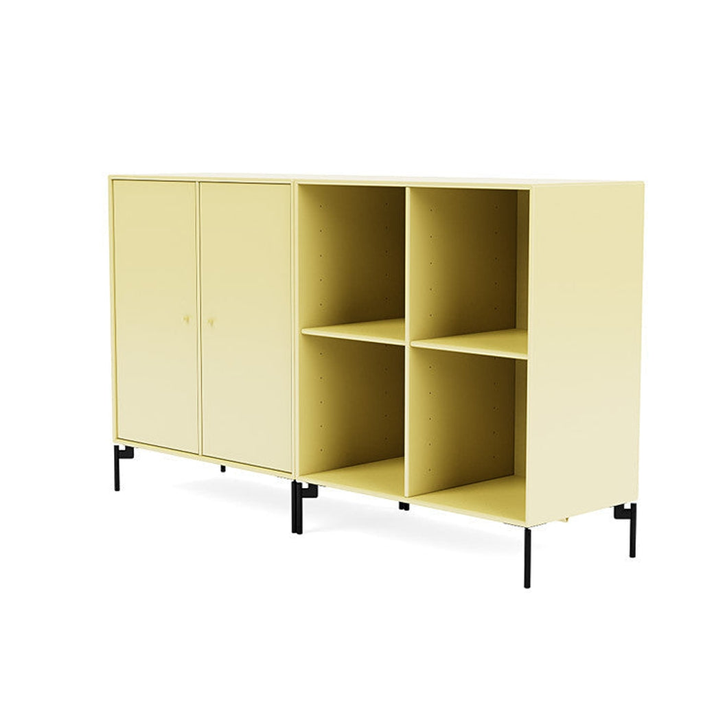 [product_category]-Montana Pair Classic Sideboard With Legs, Camomile/Black-Montana Furniture-5714322266932-0000PAIR-159-03-MON-1