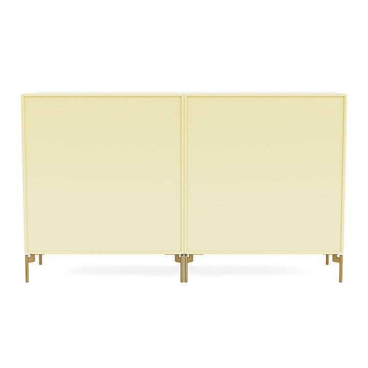 [product_category]-Montana Pair Classic Sideboard With Legs, Camomile/Brass-Montana Furniture-5714322266987-0000PAIR-159-09-MON-4