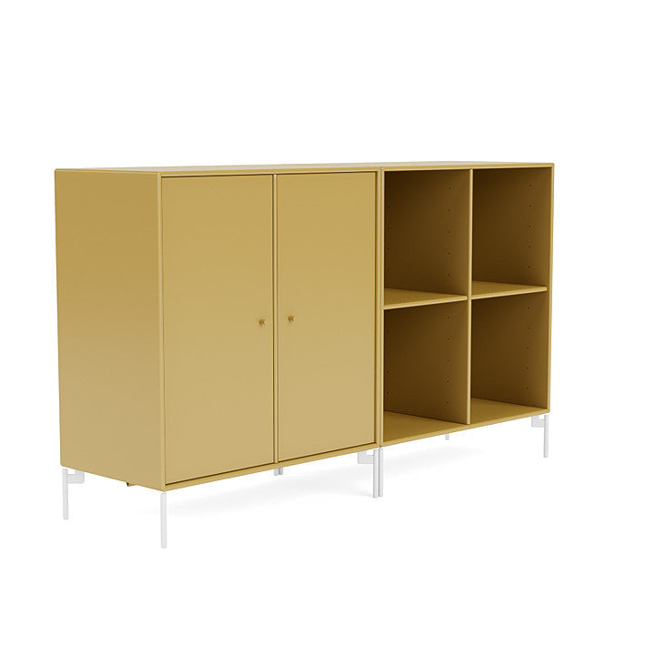 [product_category]-Montana Pair Classic Sideboard With Legs, Cumin/Snow White-Montana Furniture-5714322266765-0000PAIR-157-02-MON-3