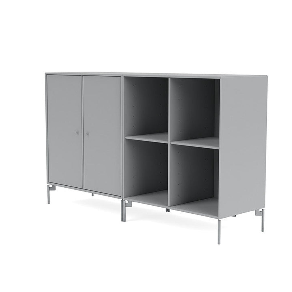[product_category]-Montana Pair Classic Sideboard With Legs, Fjord/Matt Chrome-Montana Furniture-5714322264594-0000PAIR-02-01-MON-1