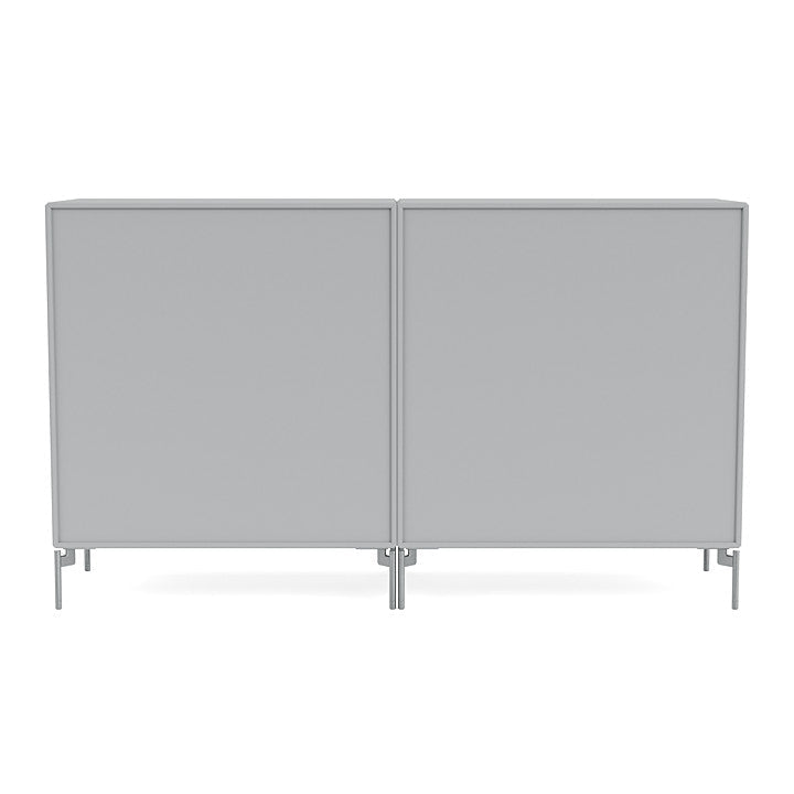 [product_category]-Montana Pair Classic Sideboard With Legs, Fjord/Matt Chrome-Montana Furniture-5714322264594-0000PAIR-02-01-MON-4