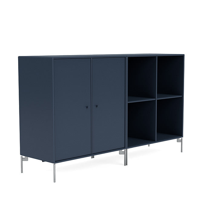 [product_category]-Montana Pair Classic Sideboard With Legs, Juniper/Matt Chrome-Montana Furniture-5714322265317-0000PAIR-138-01-MON-3