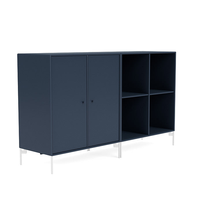 [product_category]-Montana Pair Classic Sideboard With Legs, Juniper/Snow White-Montana Furniture-5714322265324-0000PAIR-138-02-MON-3