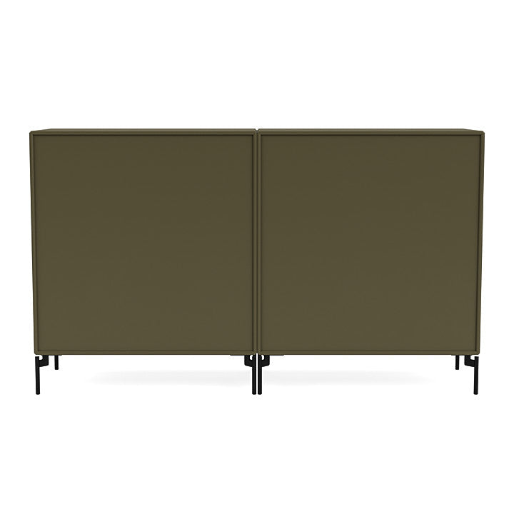 [product_category]-Montana Pair Classic Sideboard With Legs, Oregano/Black-Montana Furniture-5714322265416-0000PAIR-139-03-MON-4