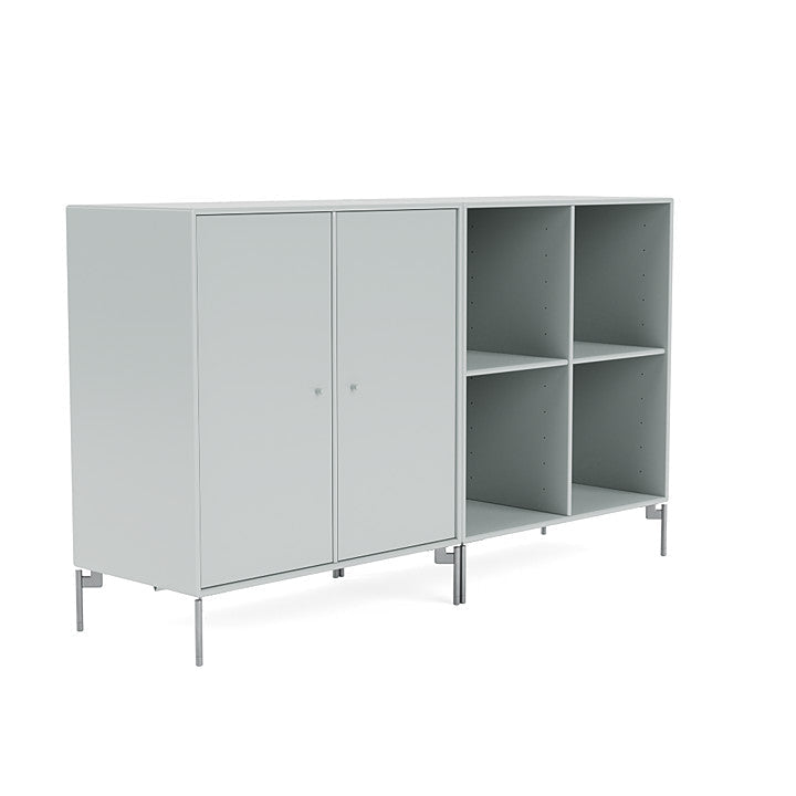 [product_category]-Montana Pair Classic Sideboard With Legs, Oyster/Matt Chrome-Montana Furniture-5714322266673-0000PAIR-156-01-MON-3