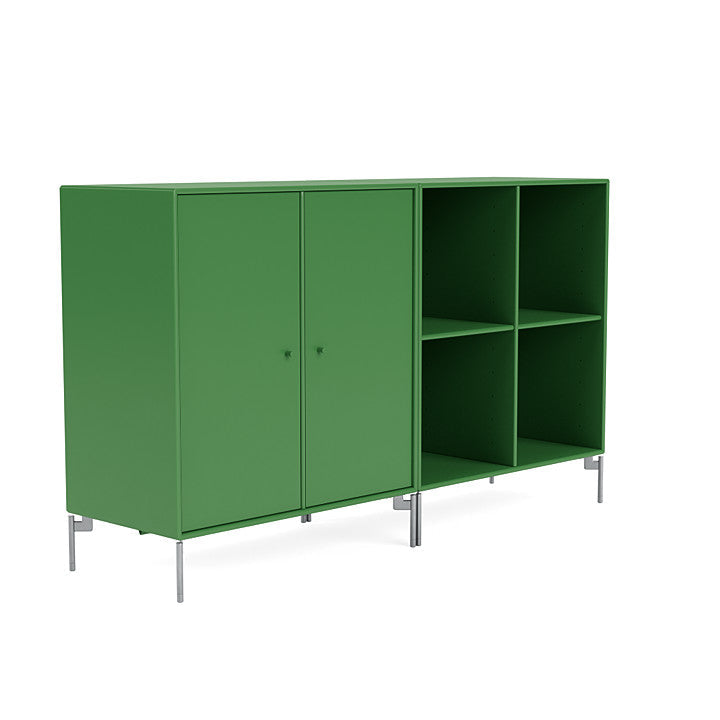 [product_category]-Montana Pair Classic Sideboard With Legs, Parsley/Matt Chrome-Montana Furniture-5714322266437-0000PAIR-152-01-MON-3