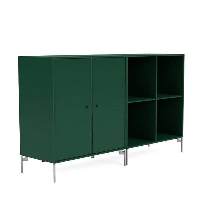 [product_category]-Montana Pair Classic Sideboard With Legs, Pine/Matt Chrome-Montana Furniture-5714322265157-0000PAIR-136-01-MON-3