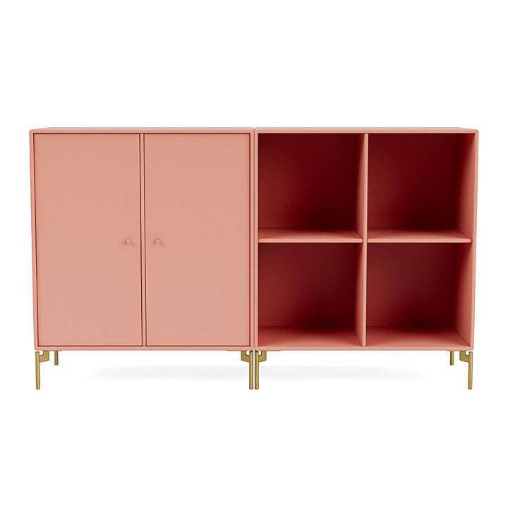 [product_category]-Montana Pair Classic Sideboard With Legs, Rhubarb/Brass-Montana Furniture-5714322266420-0000PAIR-151-09-MON-2