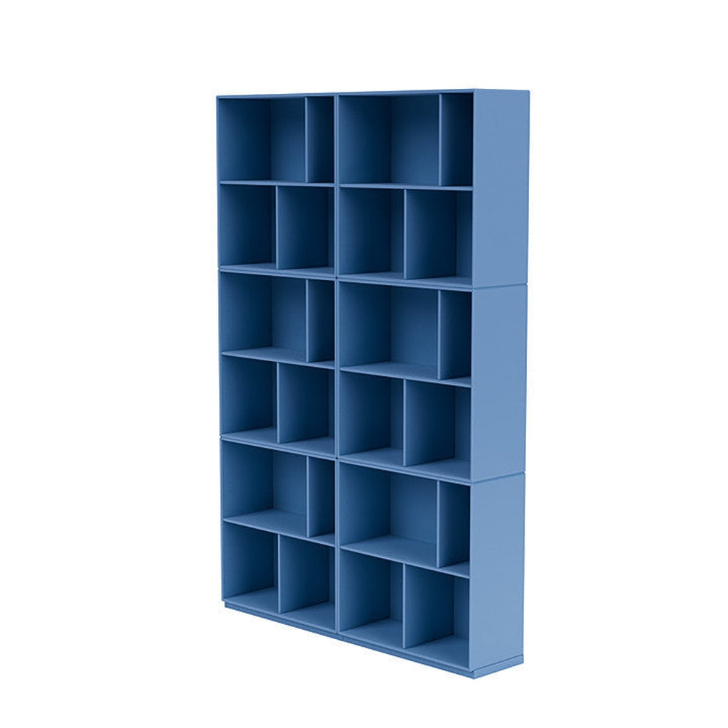 [product_category]-Montana Read Spacious Bookshelf With 3 Cm Plinth, Azure Blue-Montana Furniture-5714322268530-0000READ-154-06-MON-1