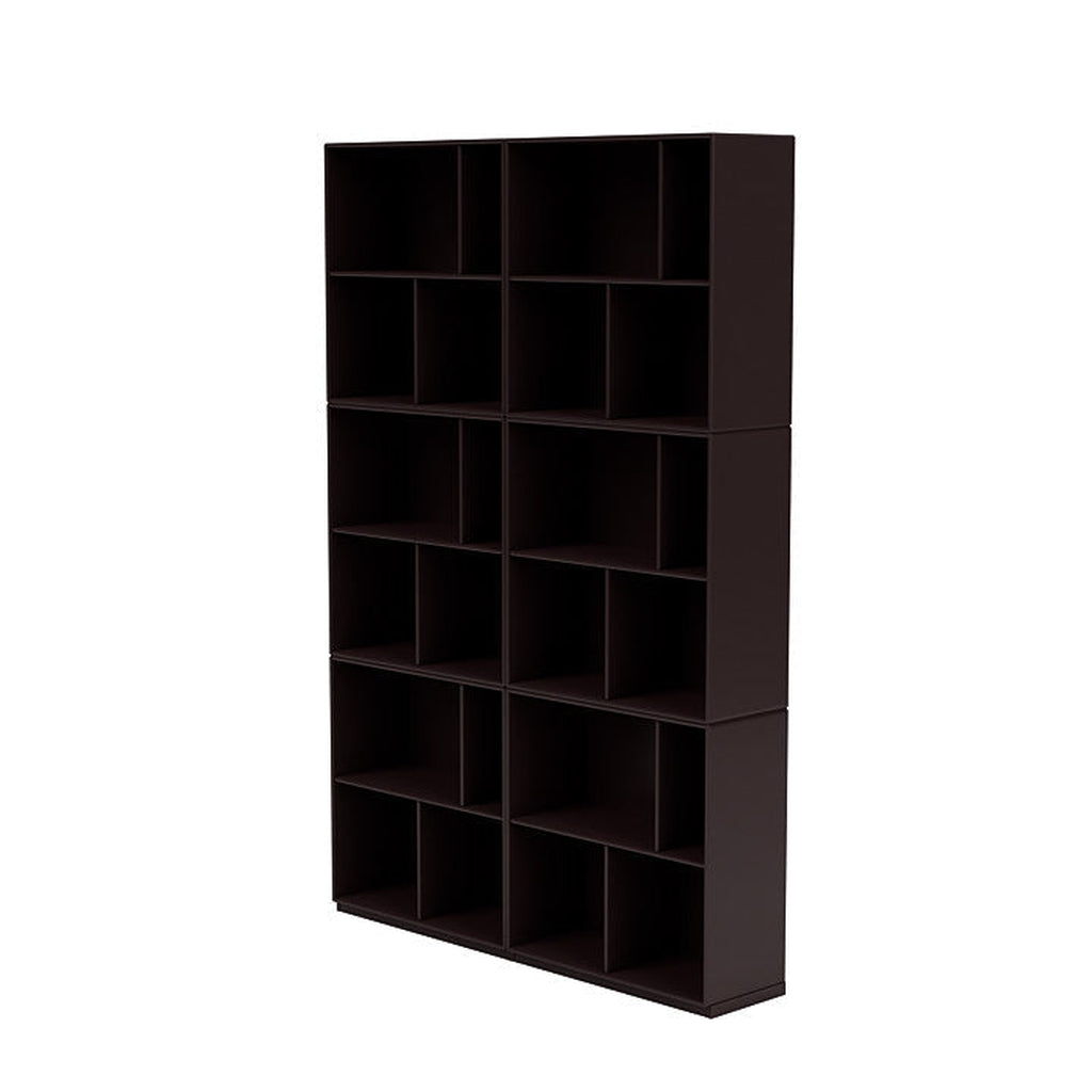 [product_category]-Montana Read Spacious Bookshelf With 3 Cm Plinth, Balsamic Brown-Montana Furniture-5714322268714-0000READ-160-06-MON-1