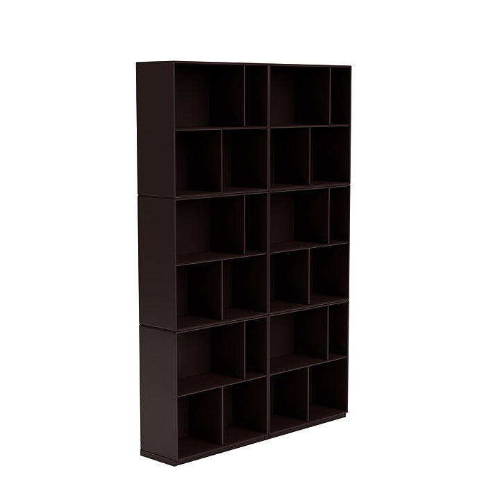 [product_category]-Montana Read Spacious Bookshelf With 3 Cm Plinth, Balsamic Brown-Montana Furniture-5714322268714-0000READ-160-06-MON-3