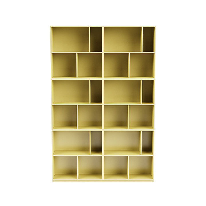 [product_category]-Montana Read Spacious Bookshelf With 3 Cm Plinth, Chamomile Yellow-Montana Furniture-5714322268684-0000READ-159-06-MON-2