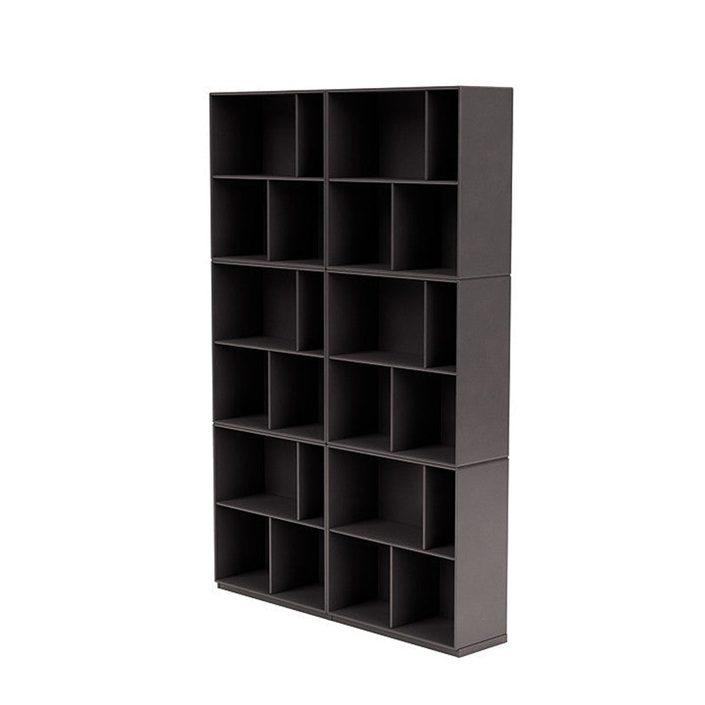 [product_category]-Montana Read Spacious Bookshelf With 3 Cm Plinth, Coffee Brown-Montana Furniture-5714322268899-0000READ-35-06-MON-1