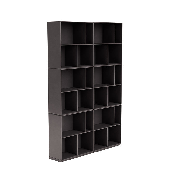 [product_category]-Montana Read Spacious Bookshelf With 3 Cm Plinth, Coffee Brown-Montana Furniture-5714322268899-0000READ-35-06-MON-3