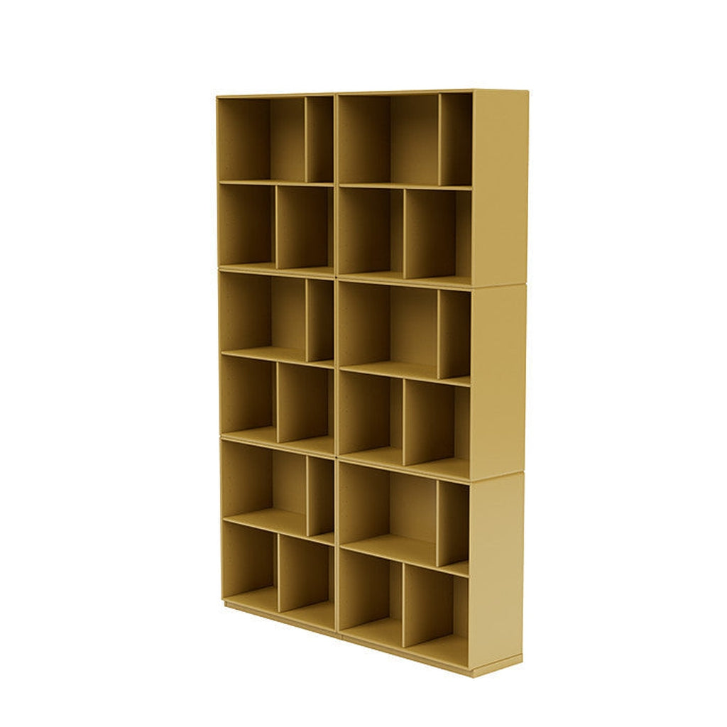 [product_category]-Montana Read Spacious Bookshelf With 3 Cm Plinth, Cumin Yellow-Montana Furniture-5714322268622-0000READ-157-06-MON-1