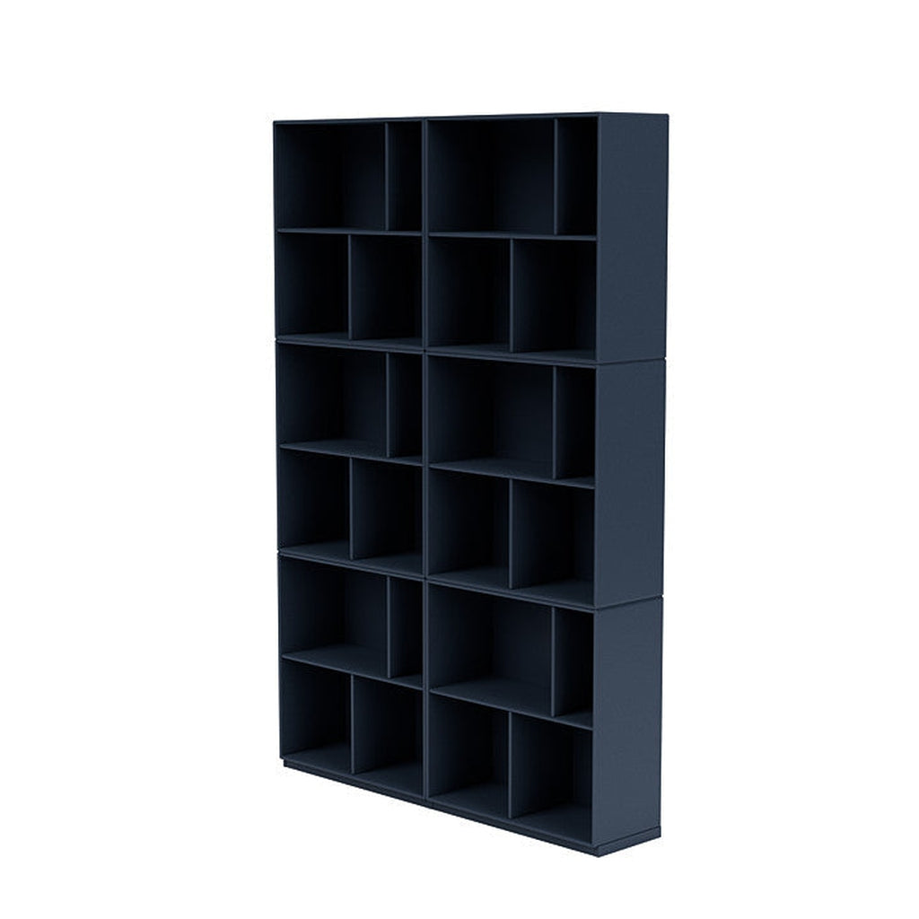 [product_category]-Montana Read Spacious Bookshelf With 3 Cm Plinth, Juniper Blue-Montana Furniture-5714322268080-0000READ-138-06-MON-1