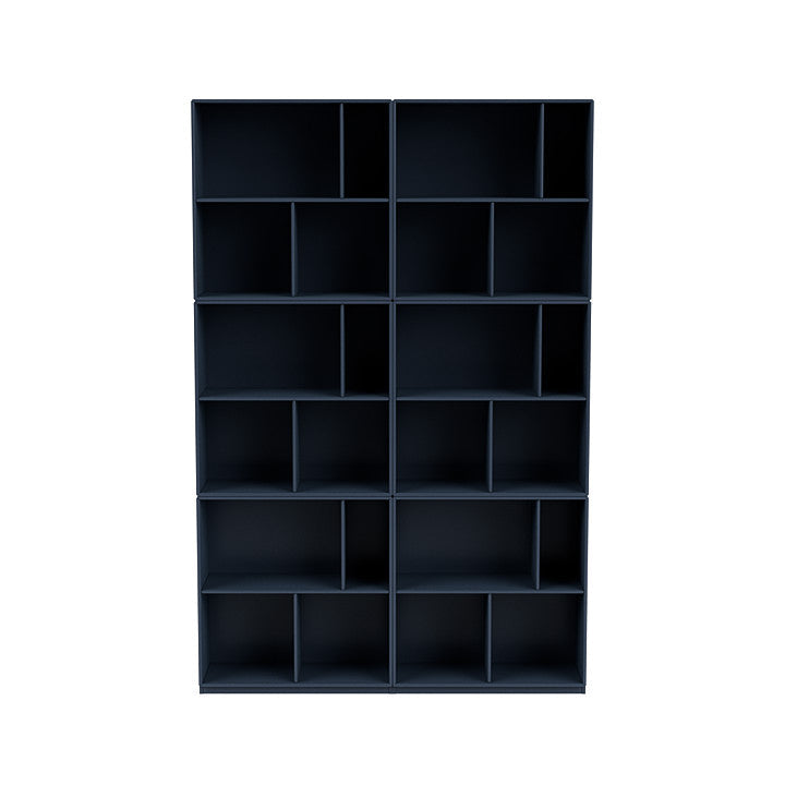[product_category]-Montana Read Spacious Bookshelf With 3 Cm Plinth, Juniper Blue-Montana Furniture-5714322268080-0000READ-138-06-MON-2