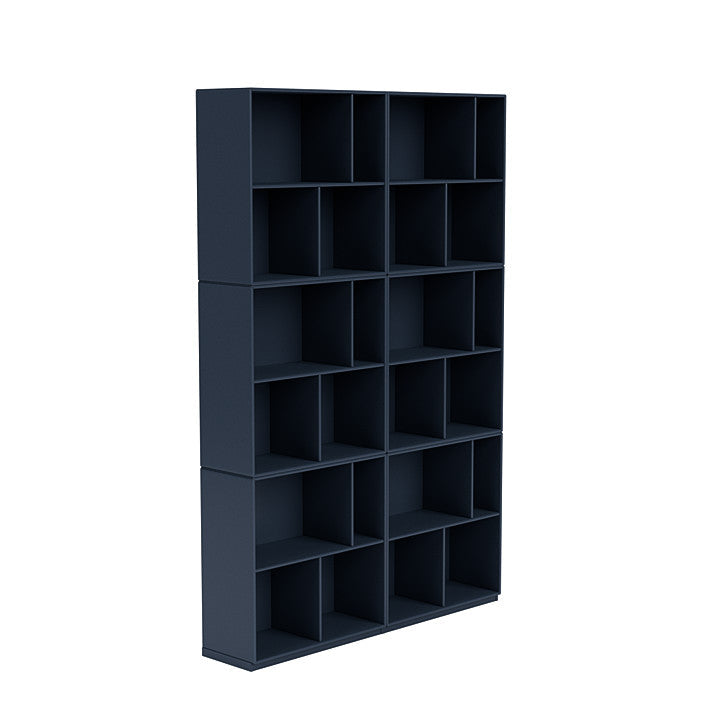 [product_category]-Montana Read Spacious Bookshelf With 3 Cm Plinth, Juniper Blue-Montana Furniture-5714322268080-0000READ-138-06-MON-3