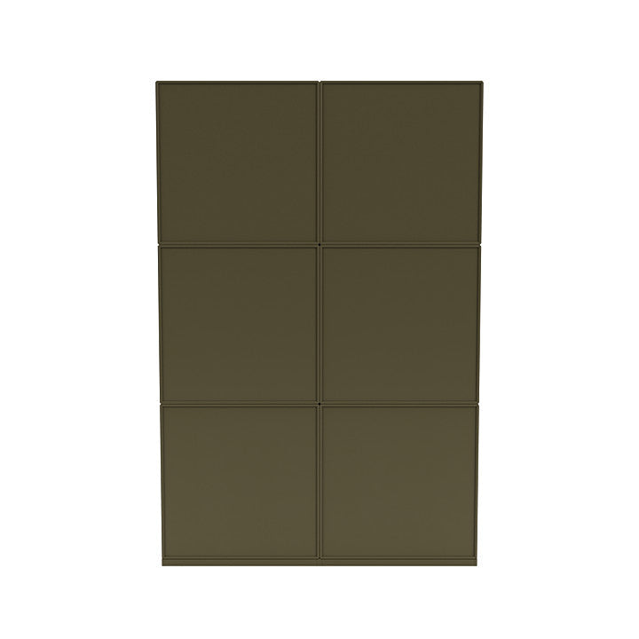 [product_category]-Montana Read Spacious Bookshelf With 3 Cm Plinth, Oregano Green-Montana Furniture-5714322268110-0000READ-139-06-MON-4