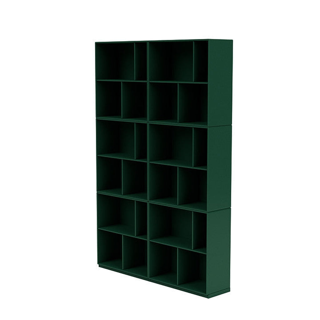 [product_category]-Montana Read Spacious Bookshelf With 3 Cm Plinth, Pine Green-Montana Furniture-5714322268028-0000READ-136-06-MON-1