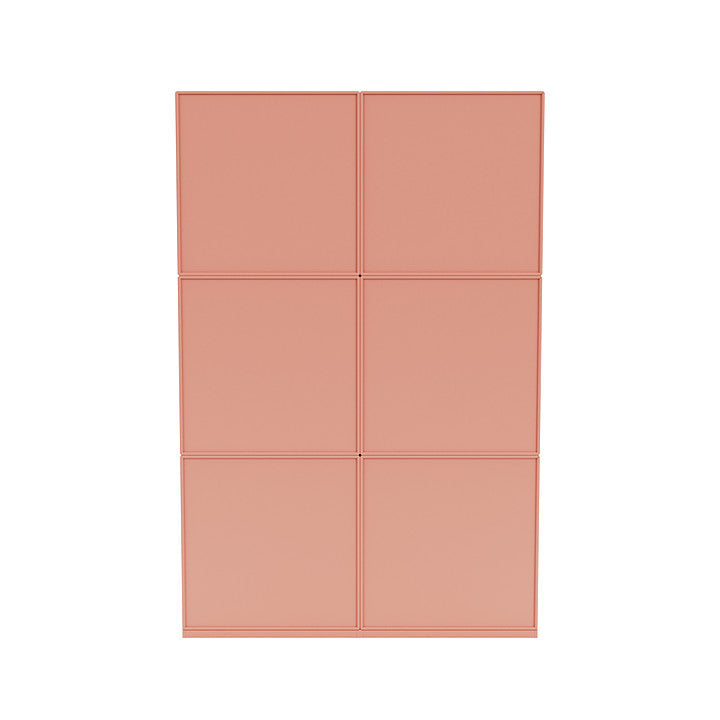 [product_category]-Montana Read Spacious Bookshelf With 3 Cm Plinth, Rhubarb Red-Montana Furniture-5714322268479-0000READ-151-06-MON-4