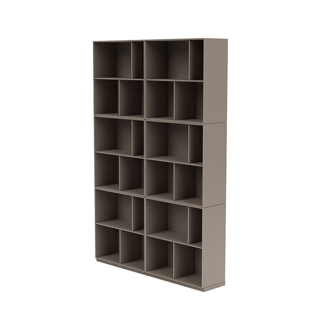 [product_category]-Montana Read Spacious Bookshelf With 3 Cm Plinth, Truffle Grey-Montana Furniture-5714322268172-0000READ-141-06-MON-1