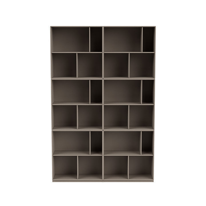 [product_category]-Montana Read Spacious Bookshelf With 3 Cm Plinth, Truffle Grey-Montana Furniture-5714322268172-0000READ-141-06-MON-2