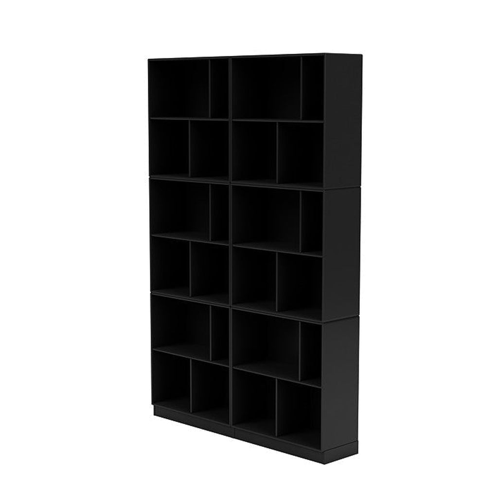 [product_category]-Montana Read Spacious Bookshelf With 7 Cm Plinth, Black-Montana Furniture-5714322267823-0000READ-05-07-MON-1