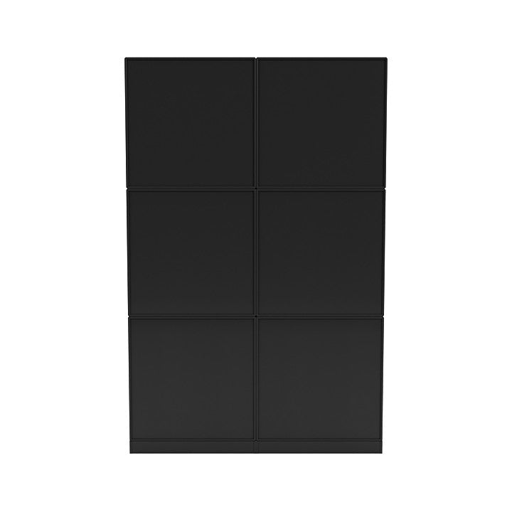 [product_category]-Montana Read Spacious Bookshelf With 7 Cm Plinth, Black-Montana Furniture-5714322267823-0000READ-05-07-MON-4