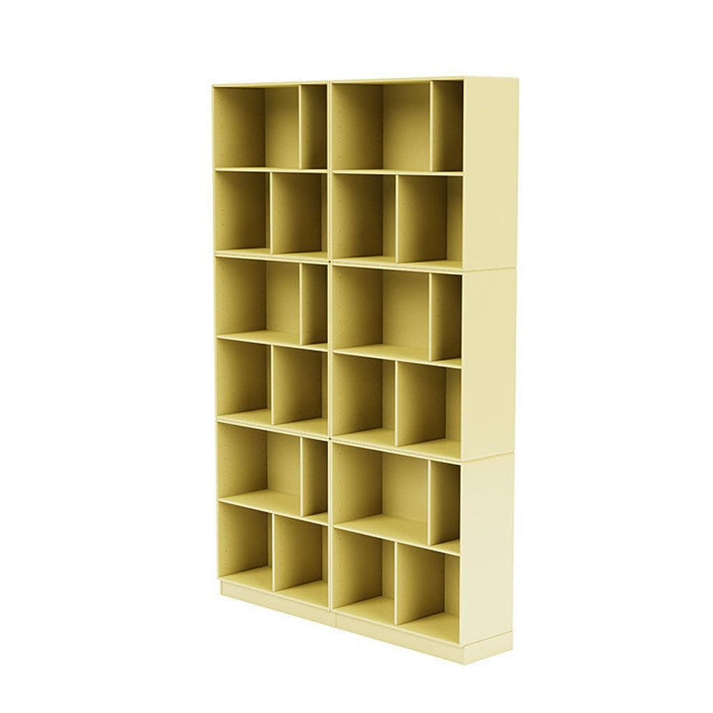[product_category]-Montana Read Spacious Bookshelf With 7 Cm Plinth, Chamomile Yellow-Montana Furniture-5714322268691-0000READ-159-07-MON-1