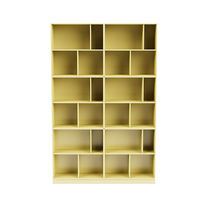 [product_category]-Montana Read Spacious Bookshelf With 7 Cm Plinth, Chamomile Yellow-Montana Furniture-5714322268691-0000READ-159-07-MON-2