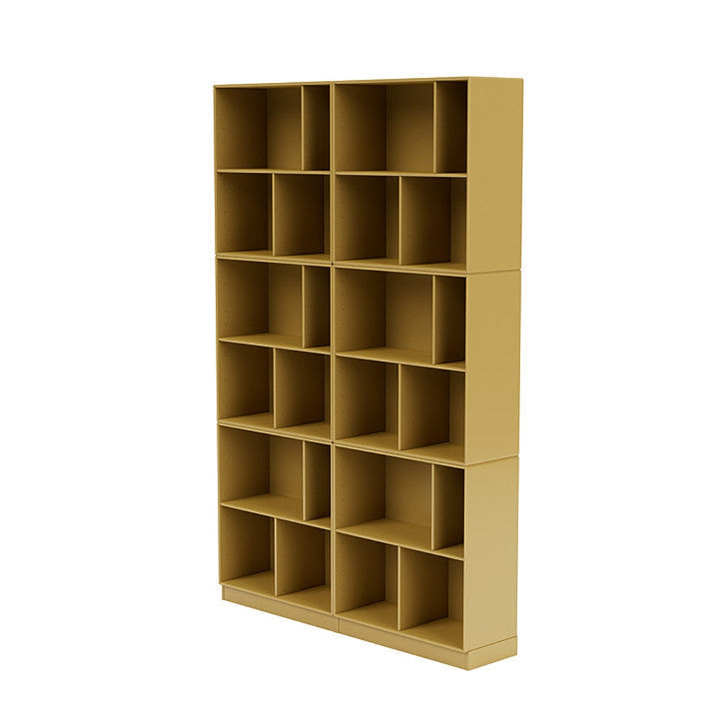 [product_category]-Montana Read Spacious Bookshelf With 7 Cm Plinth, Cumin Yellow-Montana Furniture-5714322268639-0000READ-157-07-MON-1