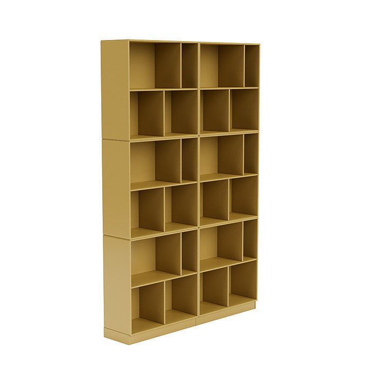 [product_category]-Montana Read Spacious Bookshelf With 7 Cm Plinth, Cumin Yellow-Montana Furniture-5714322268639-0000READ-157-07-MON-3