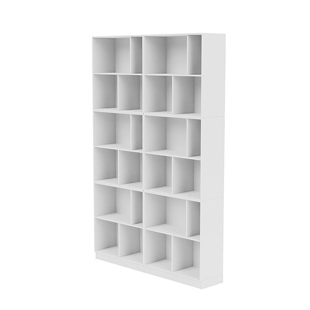 [product_category]-Montana Read Spacious Bookshelf With 7 Cm Plinth, New White-Montana Furniture-5714322267915-0000READ-101-07-MON-1