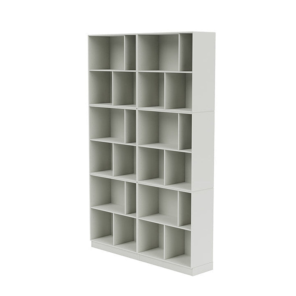 [product_category]-Montana Read Spacious Bookshelf With 7 Cm Plinth, Nordic White-Montana Furniture-5714322267854-0000READ-09-07-MON-1