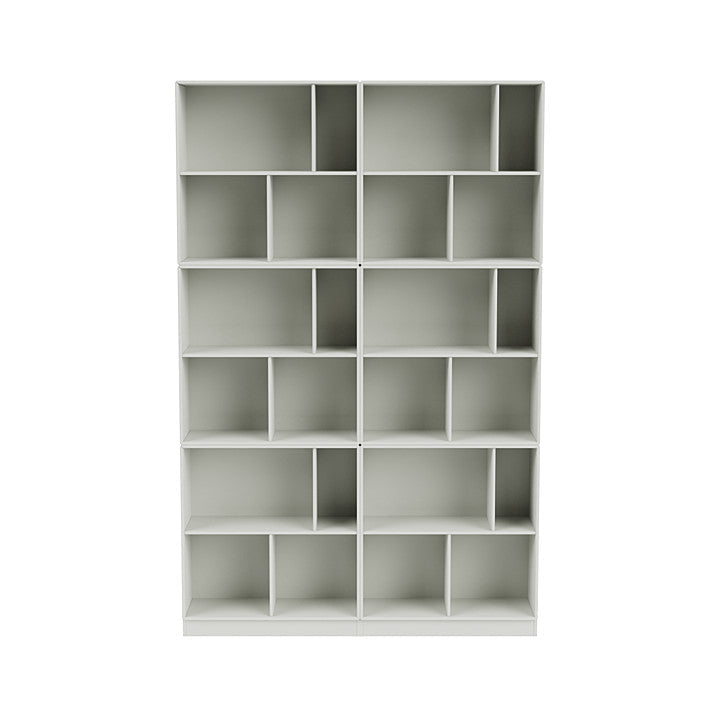 [product_category]-Montana Read Spacious Bookshelf With 7 Cm Plinth, Nordic White-Montana Furniture-5714322267854-0000READ-09-07-MON-2