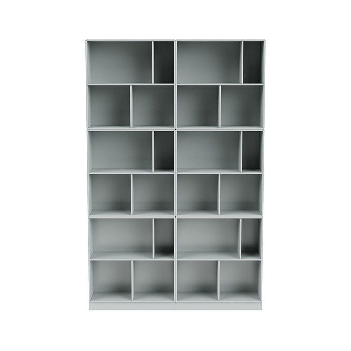 [product_category]-Montana Read Spacious Bookshelf With 7 Cm Plinth, Oyster Grey-Montana Furniture-5714322268608-0000READ-156-07-MON-2