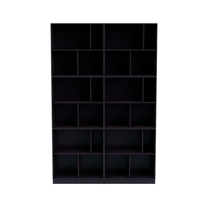 [product_category]-Montana Read Spacious Bookshelf With 7 Cm Plinth, Shadow-Montana Furniture-5714322268363-0000READ-147-07-MON-2