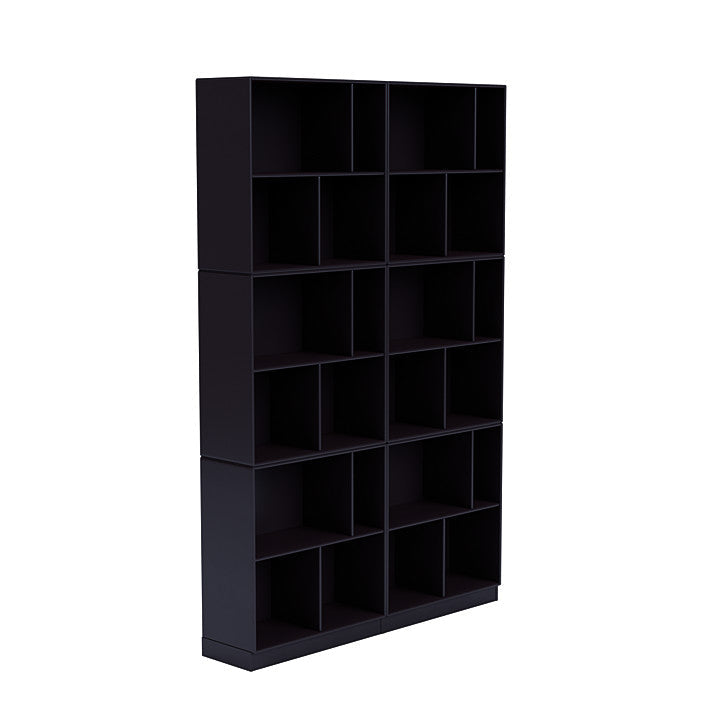 [product_category]-Montana Read Spacious Bookshelf With 7 Cm Plinth, Shadow-Montana Furniture-5714322268363-0000READ-147-07-MON-3