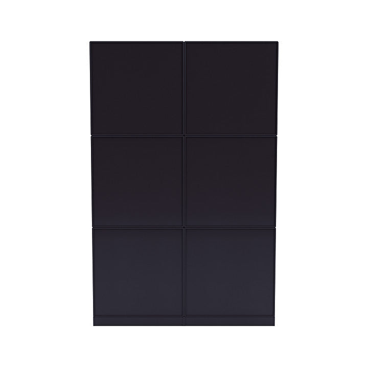 [product_category]-Montana Read Spacious Bookshelf With 7 Cm Plinth, Shadow-Montana Furniture-5714322268363-0000READ-147-07-MON-4