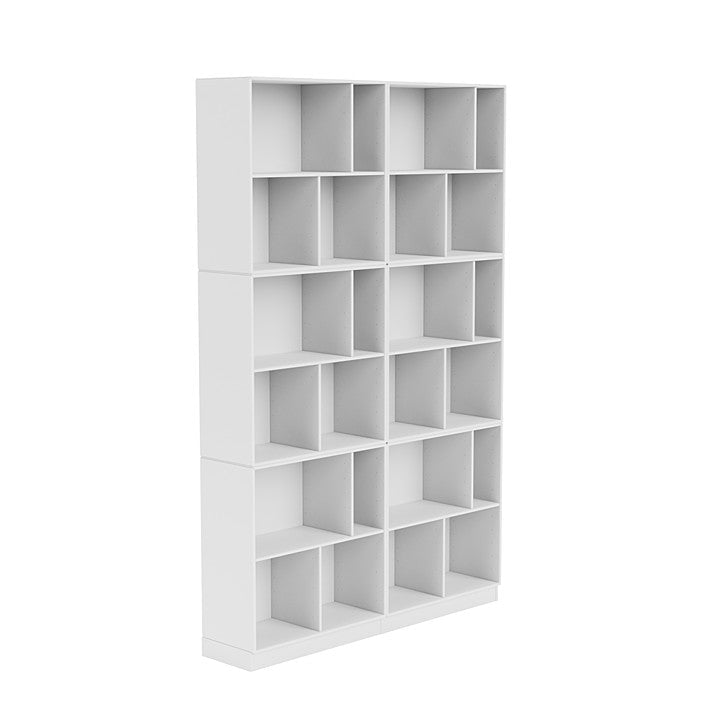 [product_category]-Montana Read Spacious Bookshelf With 7 Cm Plinth, Snow White-Montana Furniture-5714322268967-0000READ-38-07-MON-3