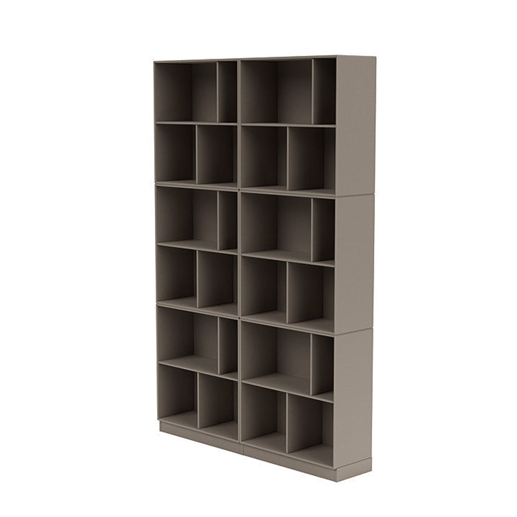 [product_category]-Montana Read Spacious Bookshelf With 7 Cm Plinth, Truffle Grey-Montana Furniture-5714322268189-0000READ-141-07-MON-1