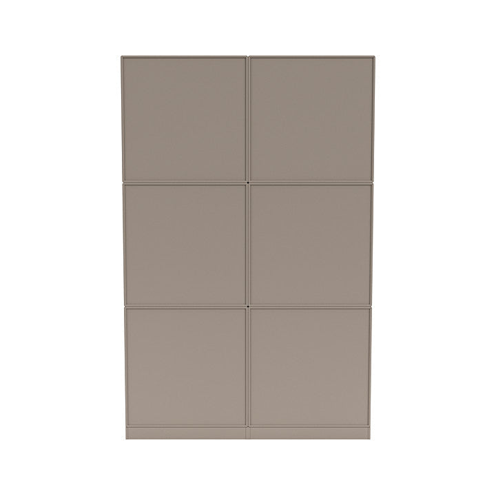 [product_category]-Montana Read Spacious Bookshelf With 7 Cm Plinth, Truffle Grey-Montana Furniture-5714322268189-0000READ-141-07-MON-4