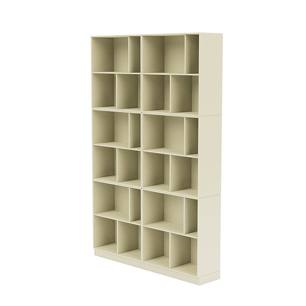 [product_category]-Montana Read Spacious Bookshelf With 7 Cm Plinth, Vanilla White-Montana Furniture-5714322268455-0000READ-150-07-MON-1