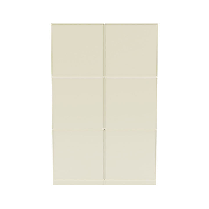[product_category]-Montana Read Spacious Bookshelf With 7 Cm Plinth, Vanilla White-Montana Furniture-5714322268455-0000READ-150-07-MON-4
