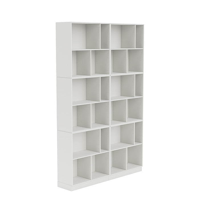 [product_category]-Montana Read Spacious Bookshelf With 7 Cm Plinth, White-Montana Furniture-5714322267731-0000READ-01-07-MON-3
