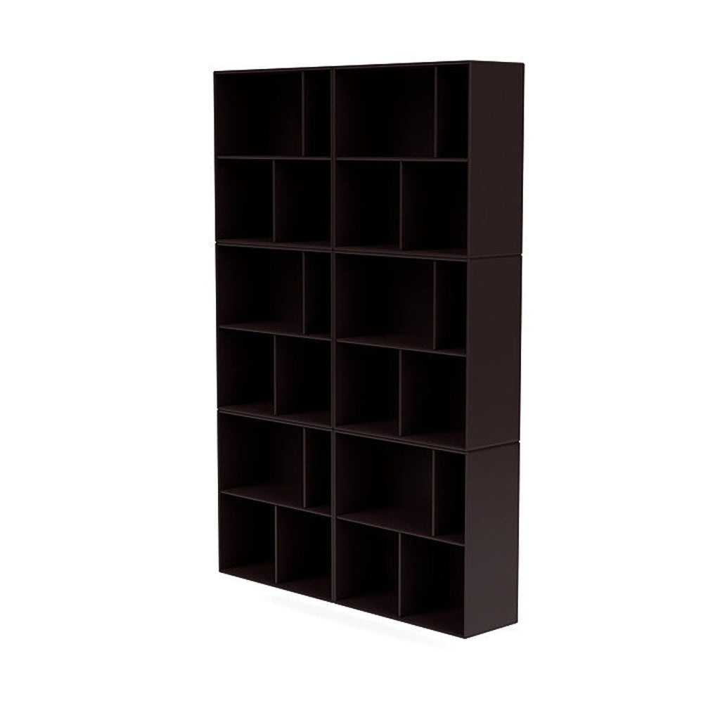 [product_category]-Montana Read Spacious Bookshelf With Suspension Rail, Balsamic Brown-Montana Furniture-5714322268707-0000READ-160-04-MON-1