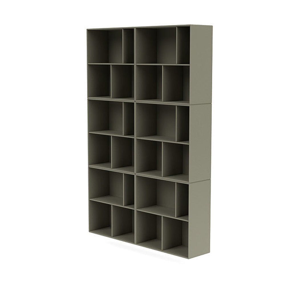 [product_category]-Montana Read Spacious Bookshelf With Suspension Rail, Fennel Green-Montana Furniture-5714322268257-0000READ-144-04-MON-1