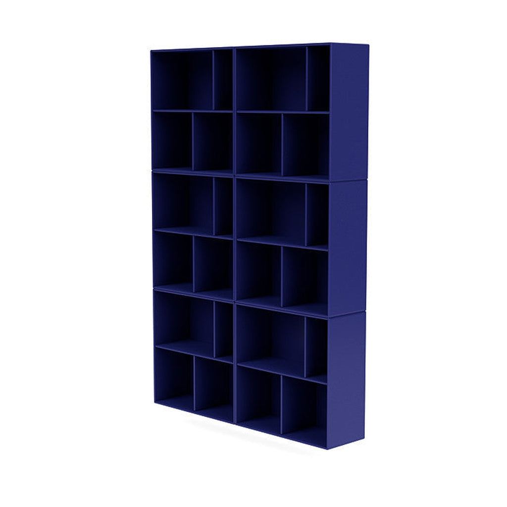 [product_category]-Montana Read Spacious Bookshelf With Suspension Rail, Monarch Blue-Montana Furniture-5714322267984-0000READ-135-04-MON-1